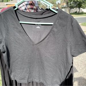 Cropped tee shirt